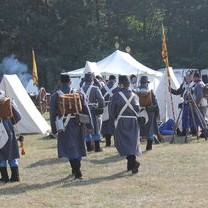 长沙会战碑下的九三阅兵照片，历史与现代的交汇