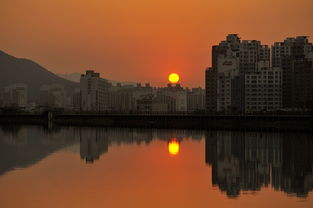 台风前的宁静,珠海晚霞的绚烂与城市的静谧 台风前的宁静,珠海晚霞的绚烂与城市的静谧